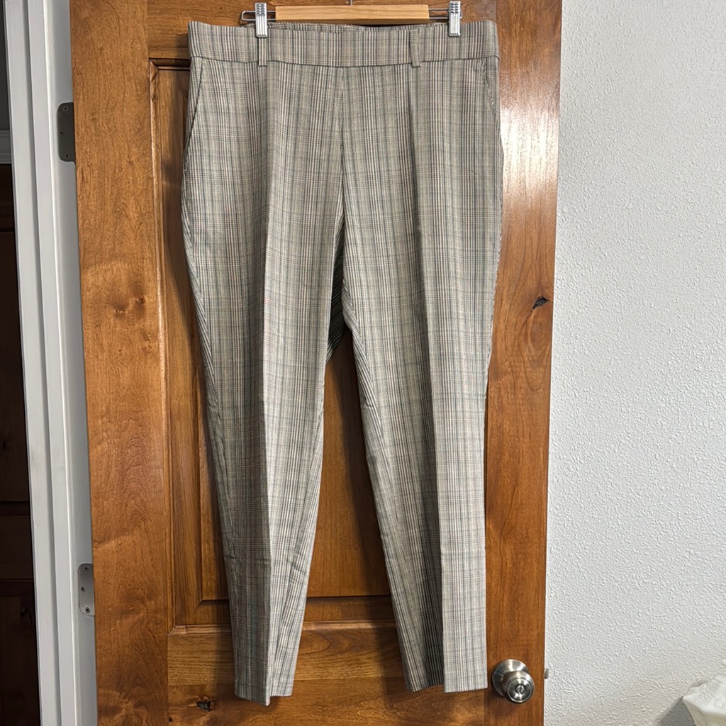 Nwt Rafaella Women's Pullon Flat Front Stretch Pants Plus Size 18